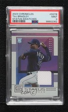 2023 Panini Chronicles Status Swatches Taj Bradley #SS-TB PSA 9 MINT 0e2x