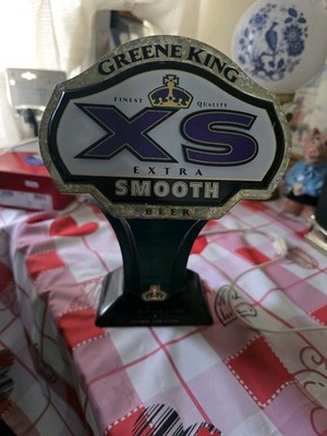 GREENE KING LIGHT UP BEER FONT LAMP MAN CAVE XS XTRA SMOOTH