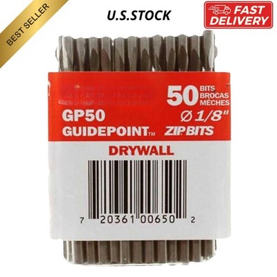GP50 1/8-Inch Drywall Guidepoint Cutting Bits (50-Pack) for Roto Zip