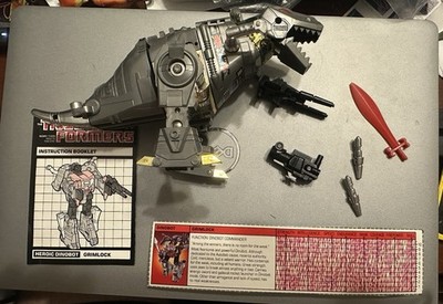 transformers g1 original vintage grimlock Near complete 99% Missing Rocket