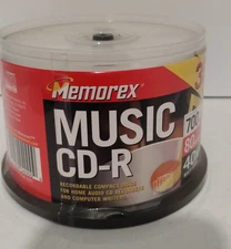 Memorex CD-R Recordable CD's 80 Minute 700MB 40x Multi Speed 30 Pack Spindle