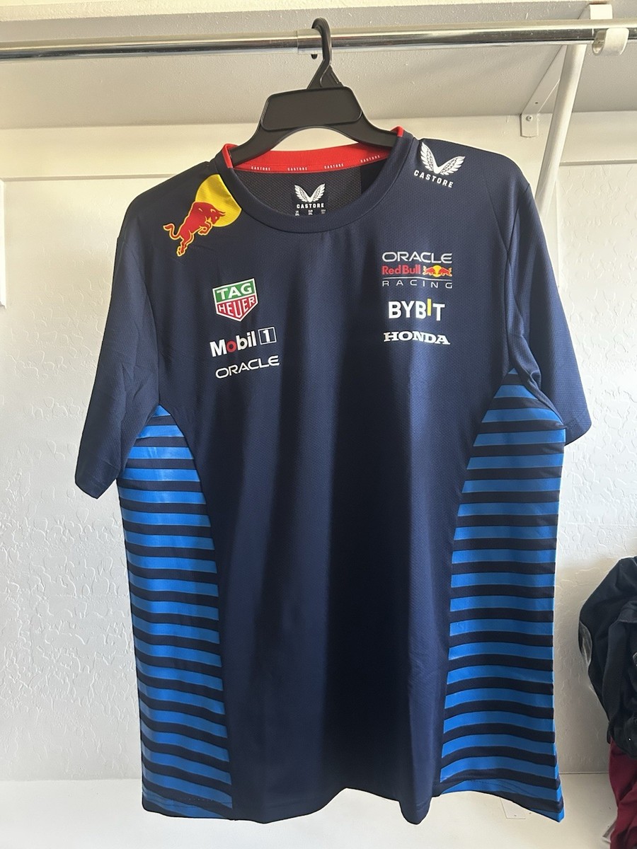 NEW* Red Bull Racing Castore 2024 Set Up T-Shirt - Navy XXL | eBay