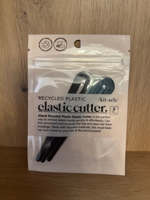 Kitsch Clear No-Snag Elastics + Elastic Cutter Set