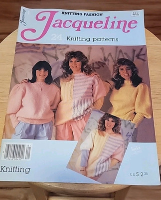 Jacqueline Women s Knitting Fashions Magazine No. 1 - The Netherlands - 1980s