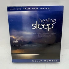 Healing Sleep: Sound Sleep & Deep Sleep (CD 2 Disc Set) Brain Wave Therapy NEW