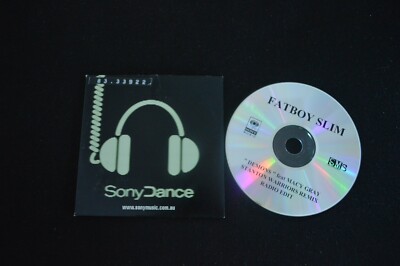 FATBOY SLIM DEMONS RARE 1 TRACK AUSTRALIAN CD-R SINGLE IN CARD SLEEVE! MACY GRAY
