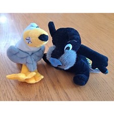 Meanies lot 3 stuffed gotta peagull digger snottish terrier dog Matt Fat Bat
