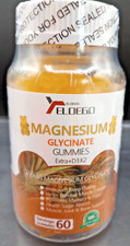 Magnesium Glycinate 400mg Gummies Magnesium Citrate Malate Extra  D3.K2 - 60 Gu
