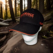 Kubota Hat K Products Black Orange Bleed Orange Embroidery HTF RARE NWOT