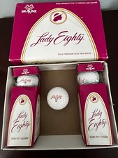 Vintage Ram Lady Eighty Golf Balls New In Box Ladies 2 sleeves 1 loose