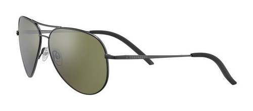 Serengeti Gabriella Women's Sunglasses - Polarized 555nm Lenses, Shiny Black Nylon Frame, Hidden Spring Hinges - View #9