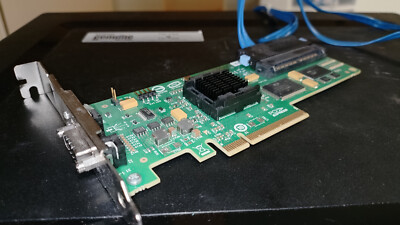 {LSI} SAS3442E-HP PCIe RAID Controller Card/{Dell} SATA-to-4X-SAS-Drop-Cable