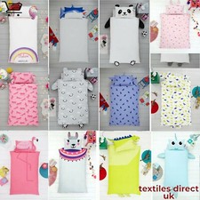 Kids Shaped Animal Character Single Reversible Duvet Cover Sets With Pillow Case