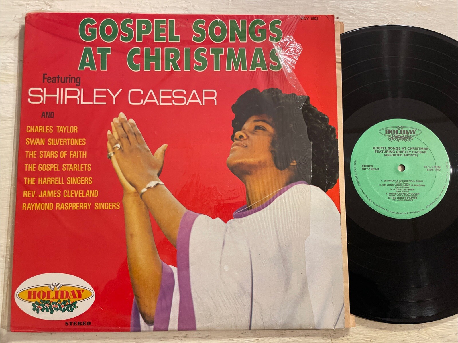 Shirley Caesar Vintage Gospel Christmas LP Holiday Stereo Sealed EX Condition  