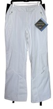 Spyder Winner GTX Womens Ski Snowboard Pants Size 14 Insulated Gore-Tex White