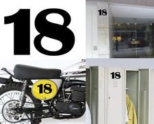 Number 18 Sc, Sticker Vinyl