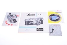   SET OF LEICA M M3 CAMERA ORIGINAL PRODUCT GUIDE BROCHURES GERMAN 125