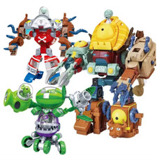 Plants vs. Zombies Boss Robot Melon-pult Chomper Action Figure Model Set