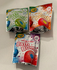 LOT of 3 Crayola Color Twist Bath Bomb Multiple Scents