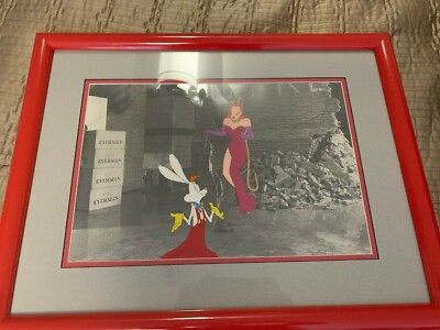 Disney's Roger Rabbit & Jessica Movie Production cell Great scene! | eBay