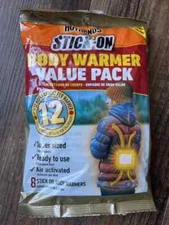 HotHands Stick-On Body Warmers 8 Pack EXP 07/27