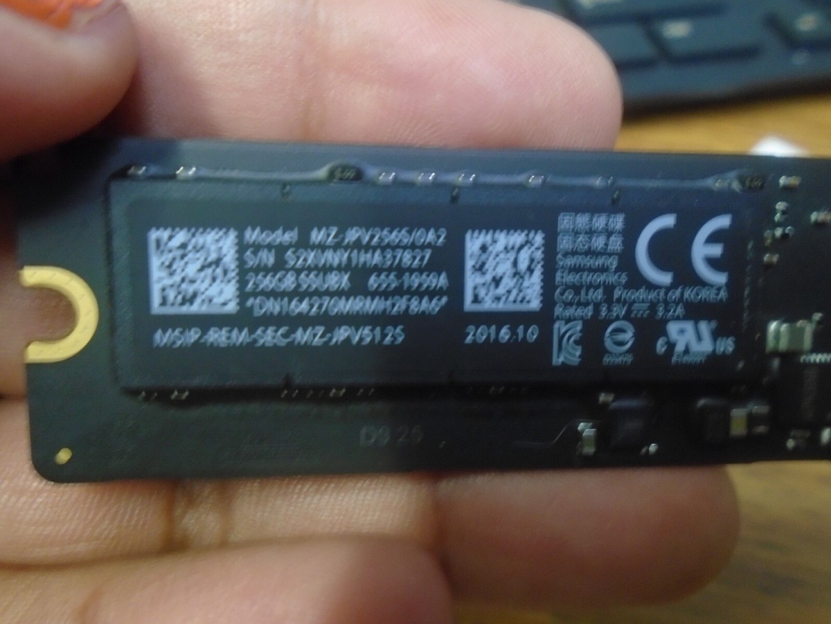 Apple純正 SSD 256GB Samsung製 Samsung 256gb Apple M2 SSD Mz-jpv256s/0a2 for sale online | eBay