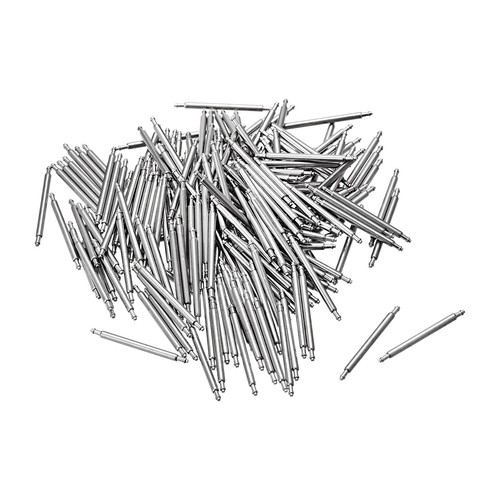 18mm Watch Band Pin 1.5mm Dia Steel Single Flanged End Spring Bar Pins ...