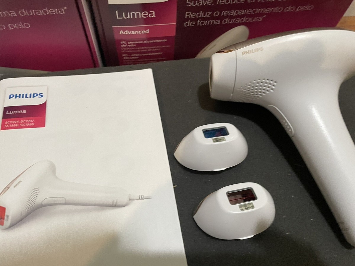 Philips Lumea IPL SC1999 Hair Removal Device Body, Face and