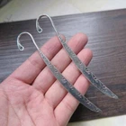 5 Stück Antik Tibetisch Silber Mit Öse Metall Lesezeichen - Messer 12cm