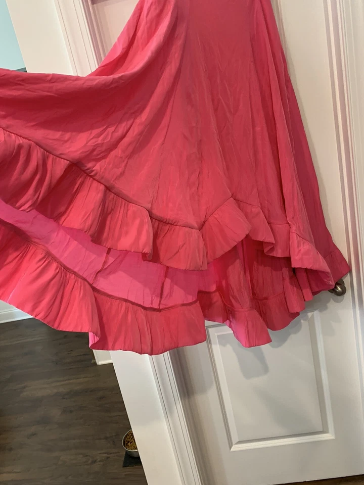 Dance, Very Full Structured Hem Pink Skirt, XL, NWOT , Zip Waist 34” - Image 2 of 4