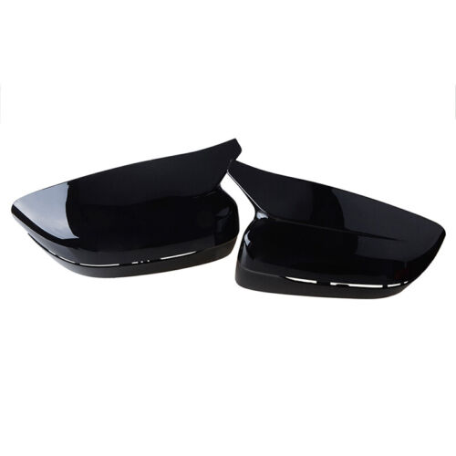 Gloss Black Side Mirror Cover Caps For BMW G20 G21 G22 G30 G31 G11 G14 G15 2PCS - Picture 7 of 18