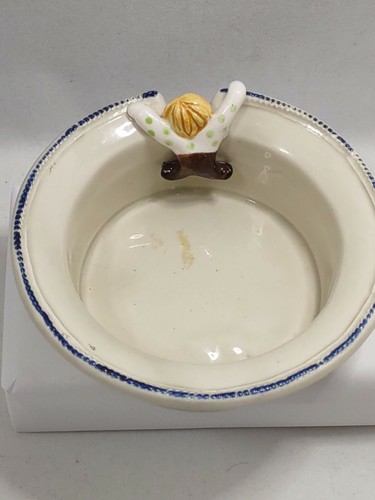 Fitz and Floyd Whimsical Zip It Up Trinket Dish (1970's) - Picture 6 of 9