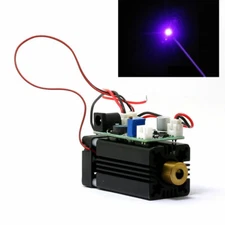 405nm 50mW Dot Laser Module 12V Focusable Laser TTL +Long Time Working New
