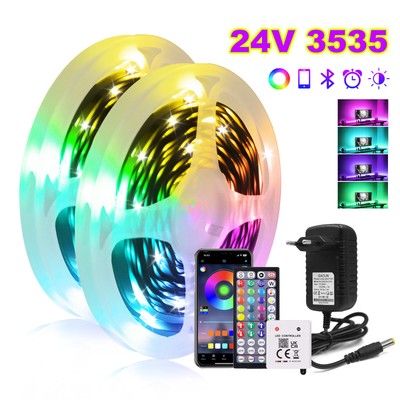LED Band Streifen RGB Stripe Licht-Leiste 3535 SMD Leuchte Lichterkette 5-40m