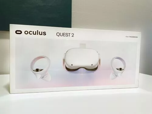 Oculus Quest 2 64GB VR Headset With Controllers - Original Box White