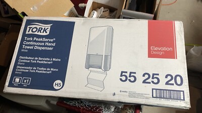 Tork PeakServe Elevation Continuous Paper Towel Dispenser White H5~552520