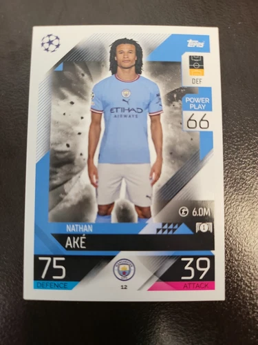 2022-23 TOPPS Match Attax UEFA Nathan Ake card #12