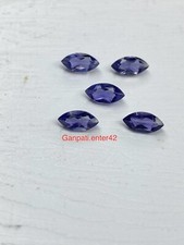 Iolite  Loose Gemstone Faceted Marquise Cut 6x3 mm Natural 5 Pcs Lot E7