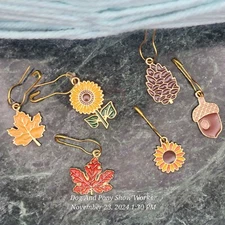 Fall Foilage Crochet/Knitting Stitch Markers *FAST and EASY SHIPPING!*