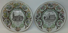 Pair of Budel Netherlands Collector Plates 1994 Limoges France Limited Edition
