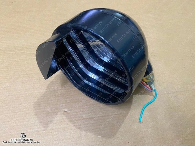 Faro para camionetas Ford Hot Rod Willys Jeeps 1/2 tonelada con bombillas negro Foto 3 de 4