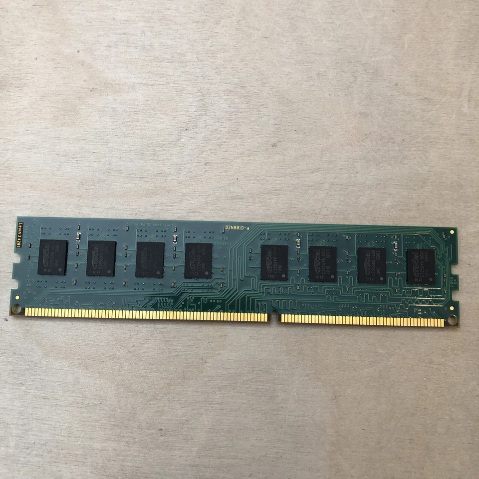 Lot 8X Crucial RAM 4GB DDR3 1333 PC3 10600 PC Desktop Memory HP Dell Lenovo Asus - Image 4 of 4