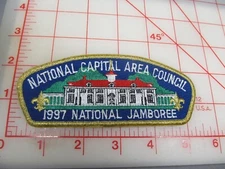National Capital Area Council 1997 Jamboree JSP collectibl gmy border patch (yT)