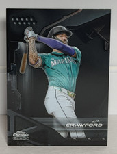 2026 Topps Chrome Black JP Crawford Base Set #80 ~ Seattle Mariners