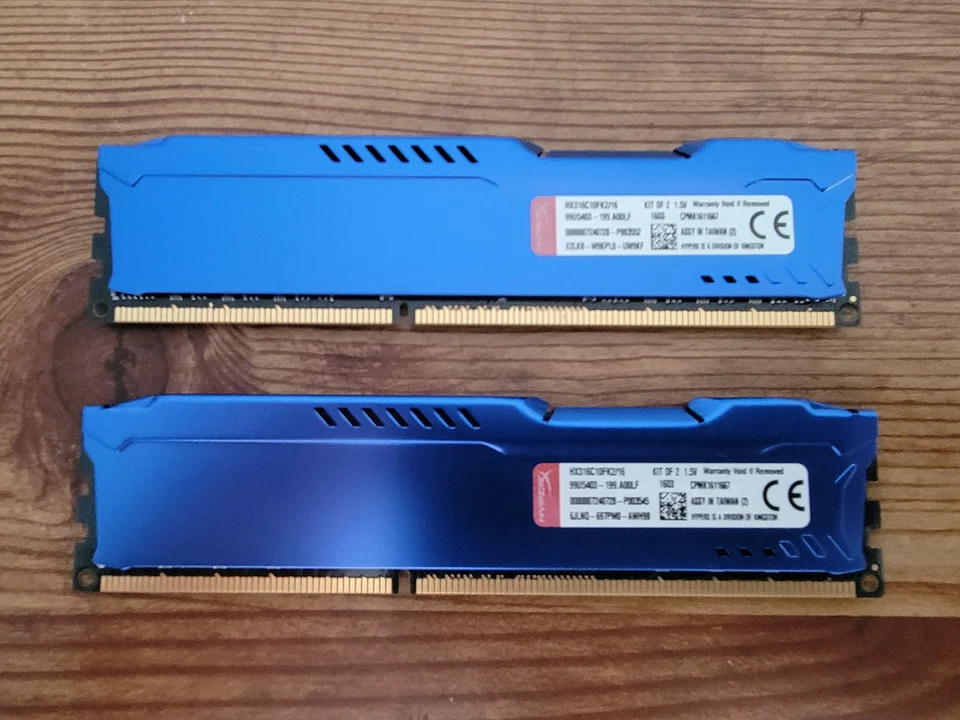 HyperX Fury Blue 16GB(2x8GB) HX316C10FK2/16 DDR3-1600 - Image 2 of 2