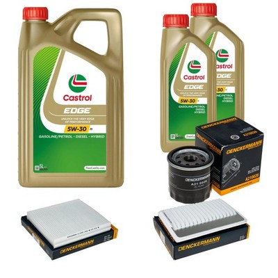 Inspektionspaket Castrol EDGE 5W-30 M Engine 7L für Suzuki Swift V 1.4 Sport