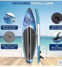 Serenelife Free Flow Inflatable Paddle Board