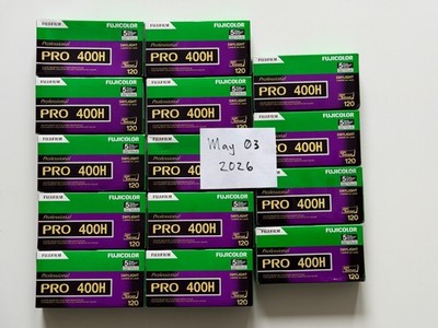 Fujifilm Fuji Pro 400H 120 Film Pro Packs of 5 each