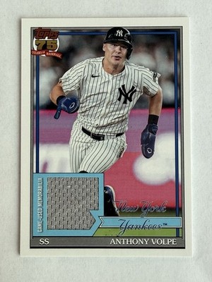 2026 Topps Series 2 Anthony Volpe 1991 Topps Relic GAME USED 91R2-AV Yankees