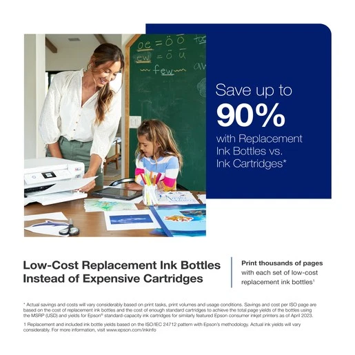 Epson EcoTank ET-2850 Printer - White - Certified Refurbished - Image 2 of 4